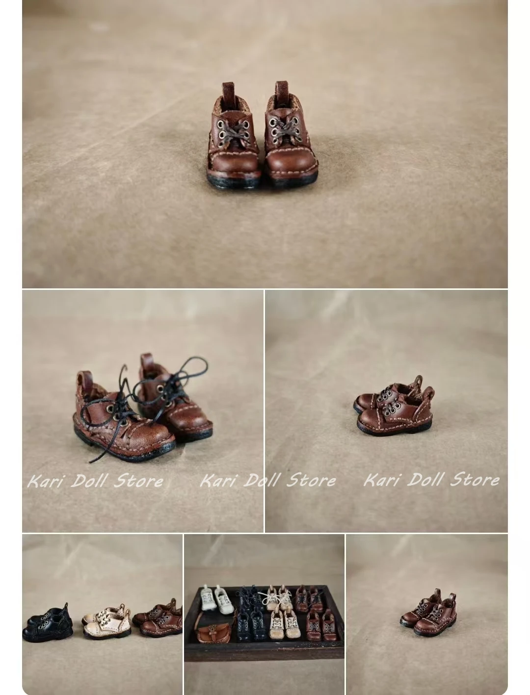 

2026 Kari Doll Strap up small leather shoes for Landazz Landoudou ob24 ob22 Doll