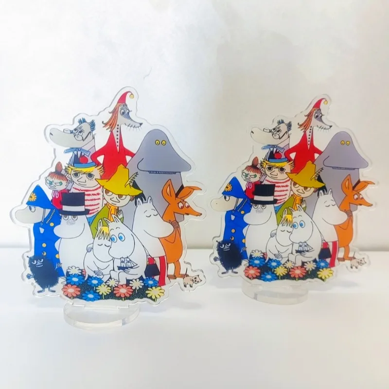 

Moomin Acrylic Ornaments Anime Action Figures Snork maiden Car Desktop Decoration Model Toy Birthday Gift