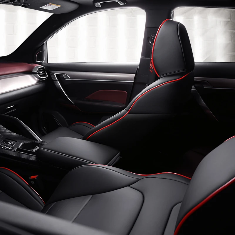 أغطية مقاعد السيارة المخصصة من البولي يوريثان لسيارة تويوتا كورولا ويش هايلكس بريوس RAV4 يارس كروس لاند كروزر 100 رايز ملحقات السيارات الداخلية #5