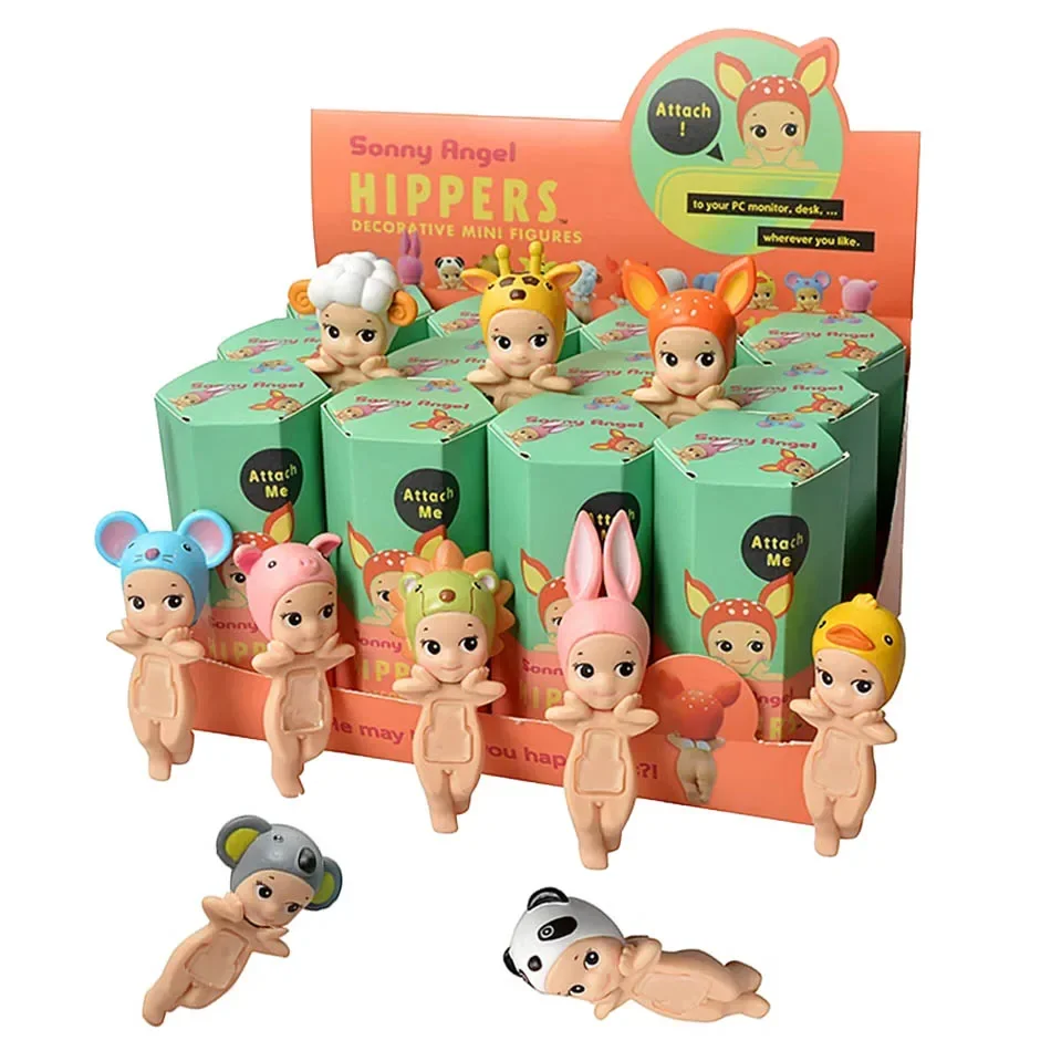 在庫ありソニーエンジェルブラインドボックス動物シリーズミニアニメフィギュア装飾品人形ファン子供クリスマス誕生日おもちゃギフト