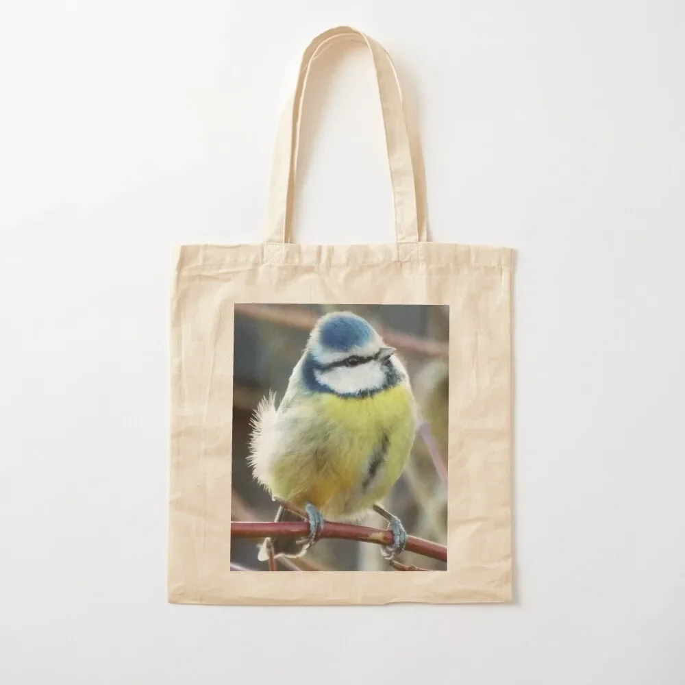 

Beautiful Blue Tit cutest bird garden lovers delight and dream Tote Bag shopping cart bags Cloth bags Tote Bag