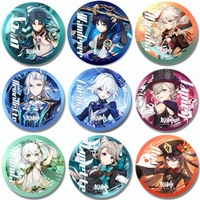 Game Genshin Impact Cosplay Hu Tao Lynette Nahida Lyney Furina Neuvillette Kaedehara Kazuha Wanderer Xiao Cos Badge Gift