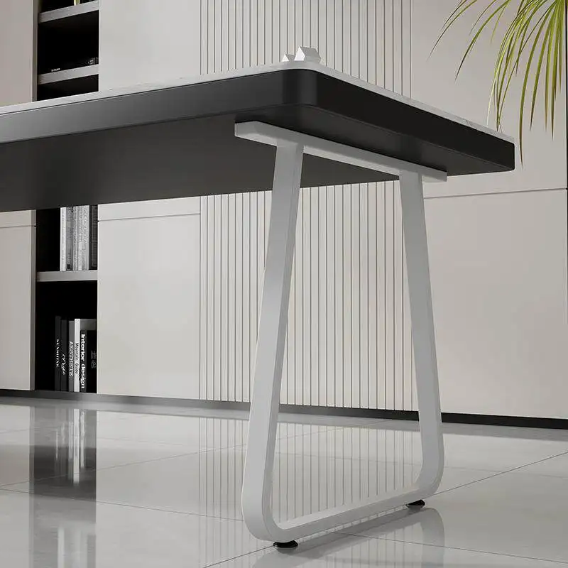 Trapezoid Iron Arc Table Legs Industrial Metal Desk Base Bar Counter Support Stand Parts Floating Office Dining Island Feet