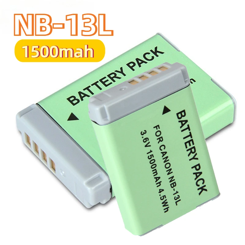NB-13L NB 13L Replace Battery 1500mAh 3.7V for Canon G5X G7X G9X G7X Mark II SX620 HS SX720 HS SX730 HS G9X Mark II SX740