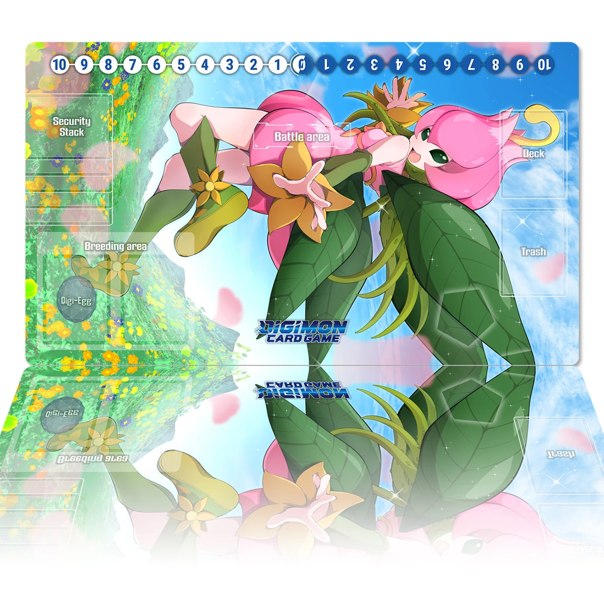 

Digimon Playmat Lilimon DTCG CCG Board Game Trading Card Game Mat Anime Mouse Pad Duel Desk Mat Gaming Accessories Zone Free Bag