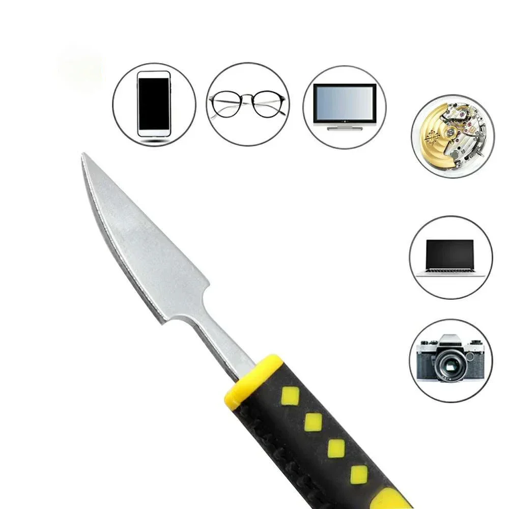 6PCS Universal Metal Crowbar Prying Opening Repair Tool For Mobile Phone Screen Notebook Dual Heads Spudger Home Hand Tools Sets