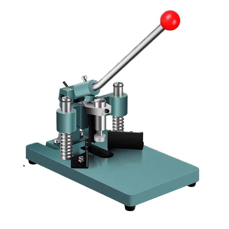 Manual Punching Press Machine Desktop Metal Hand‑Press Hole‑Punching Apparatus Leather Fabric Paper Perforating Equipment