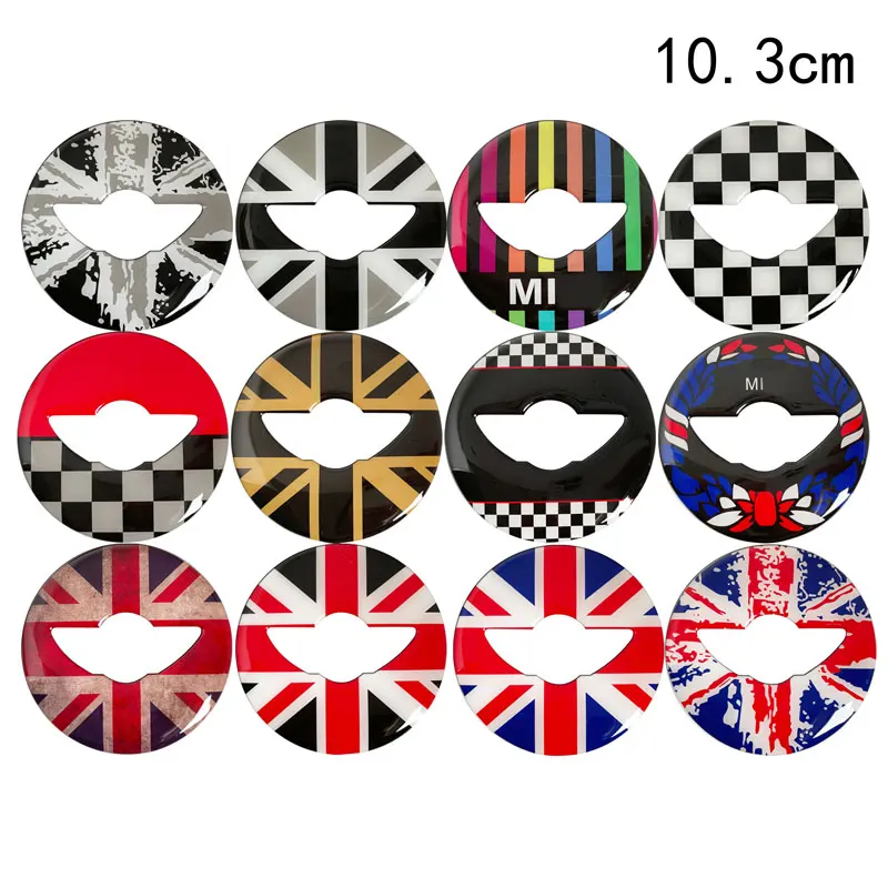 Car Interior Car Steering Wheel Center Sticker For Mini Cooper S F55 F56 F60 Countryman Car-Styling