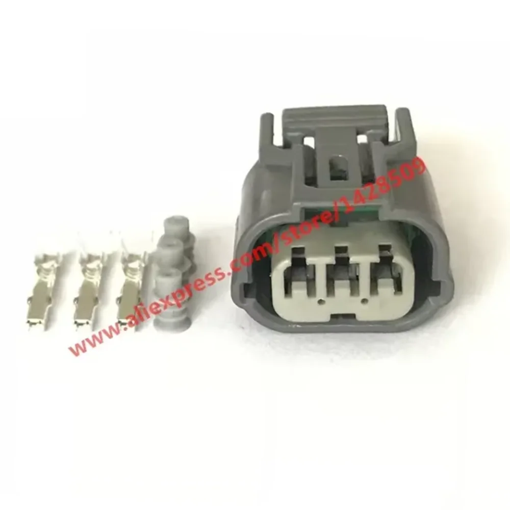 1 Sets Female 3 Pin Automotive Connector 6189-0968 Head Lamp Plug Light Socket For Car Honda City