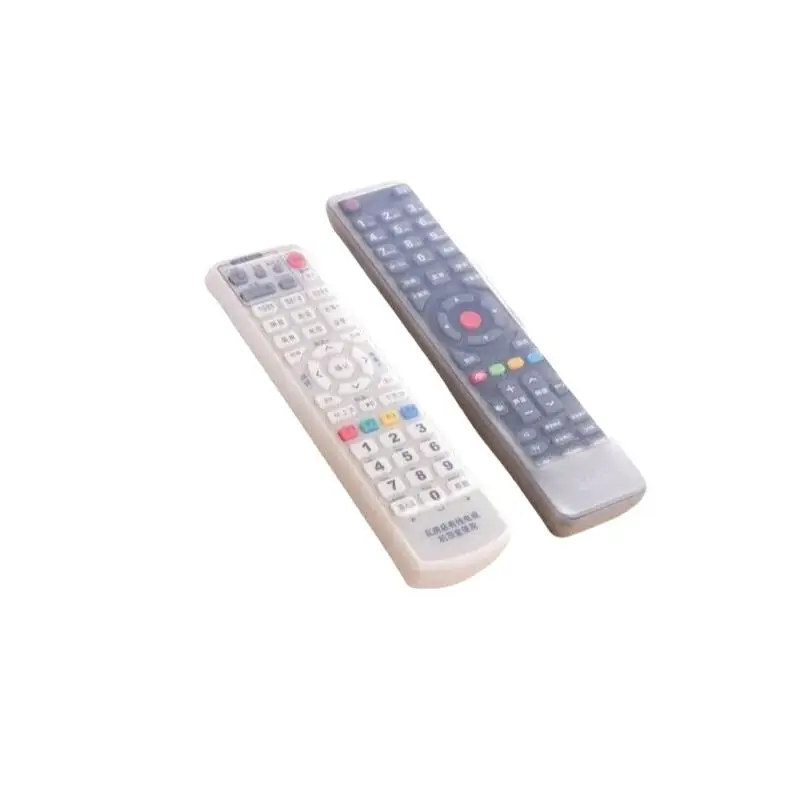 Clear Silicone TV Remote Control Cover Scratch Proof 1Pcs Transparent Protector for Home Entertainment Devices