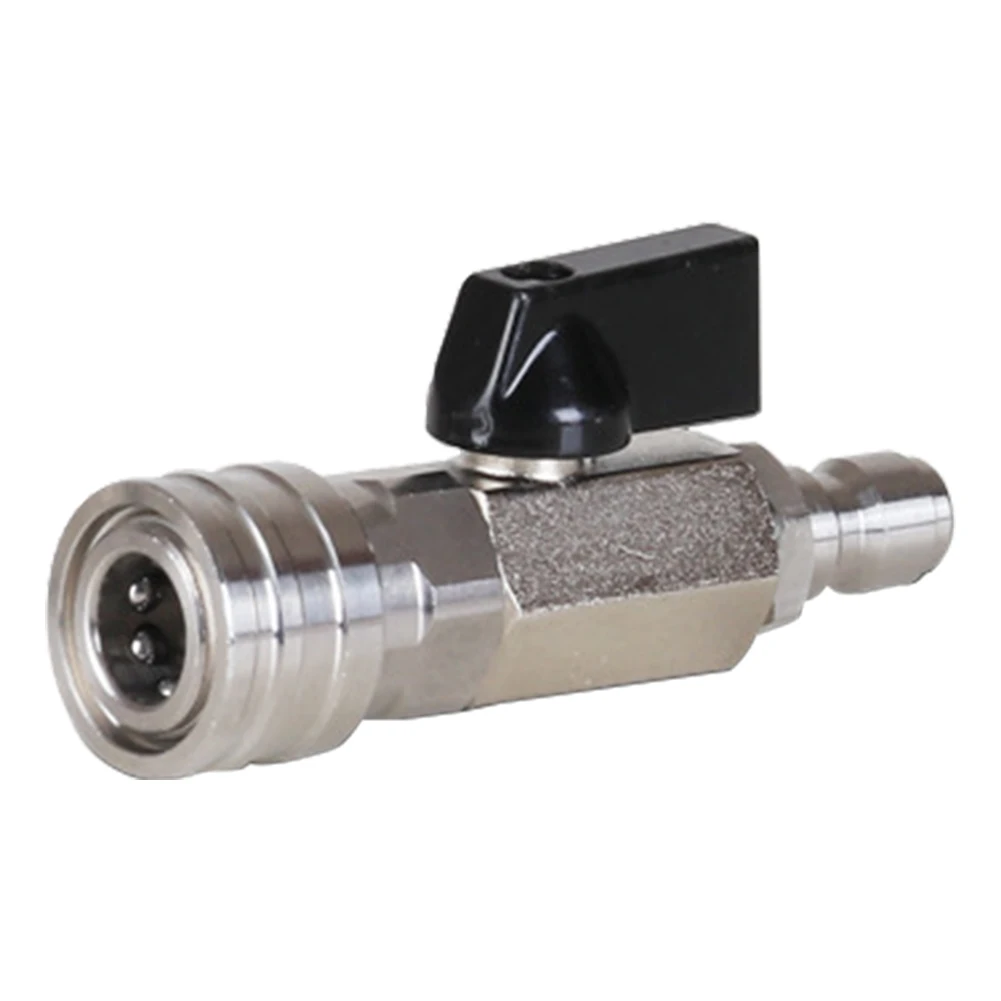 

High Pressure Washer Ball Valve with 3/8 Or 1/4 Inch Quick Connector 4500 PSI for Power Washer Hose Control Water Flow Switch