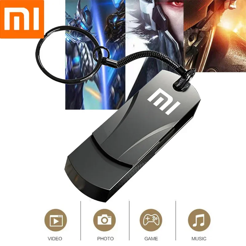 Xiaomi Metal 16TB U Disk Flash Drive USB 3.0 High Speed File Transfer 8TB 4TB Ultra-large Capacity Waterproof Mechanical Style