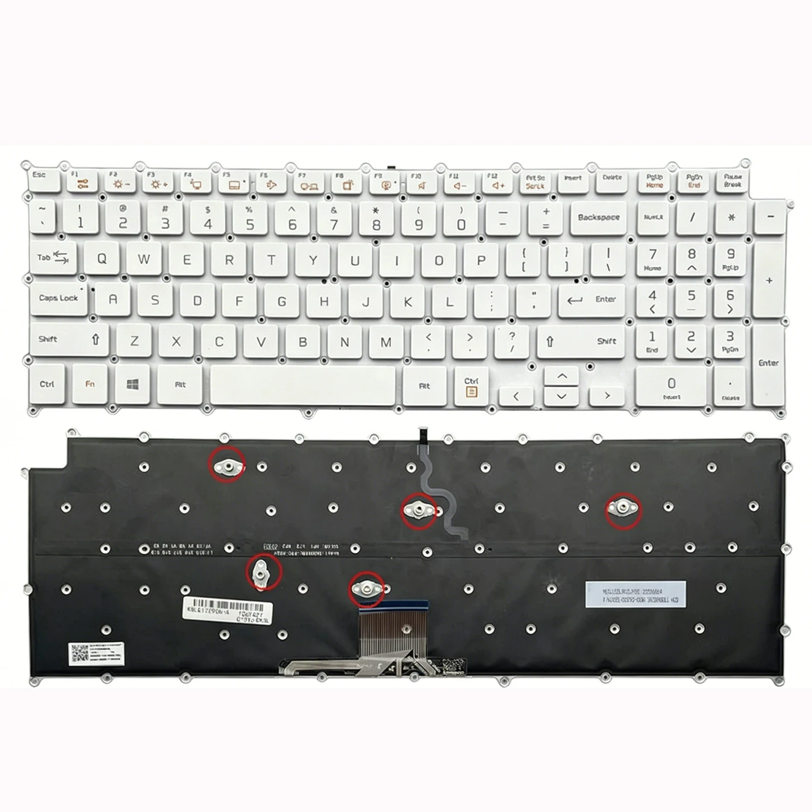 US KR Layout for LG gram 17Z90N 17T90N 17ZD90N 17Z90NC 17Z90ND 17Z95N Laptop Keyboard