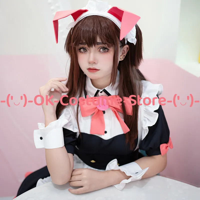Akiba Maid War Mannen Ranko Wahira Nagomi Yumechi Cosplay Costume Women Kawaii Lolita Maid Dress Uniform Halloween Party Outfit - view 3