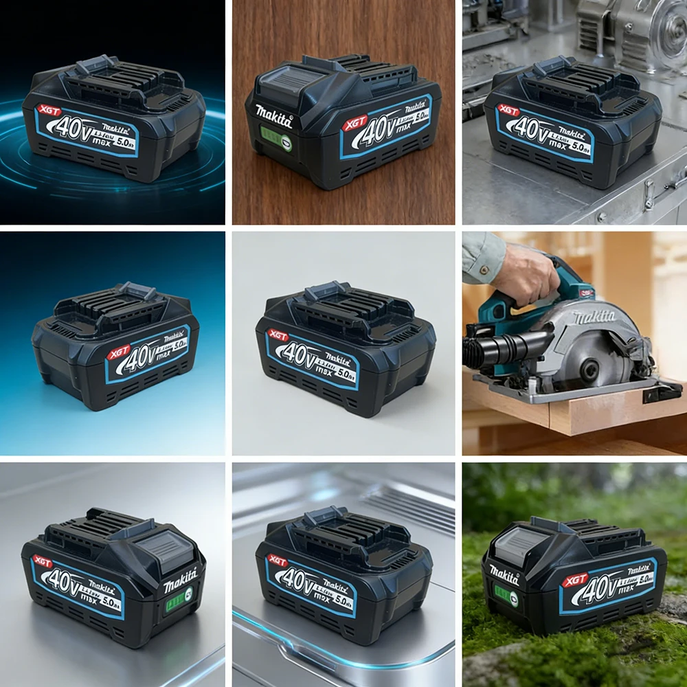 

40V 5.0Ah Battery 100% Original Makita Sustained High-Power Output for All-Day XGT Tool PerformanceTool rechargeable battery