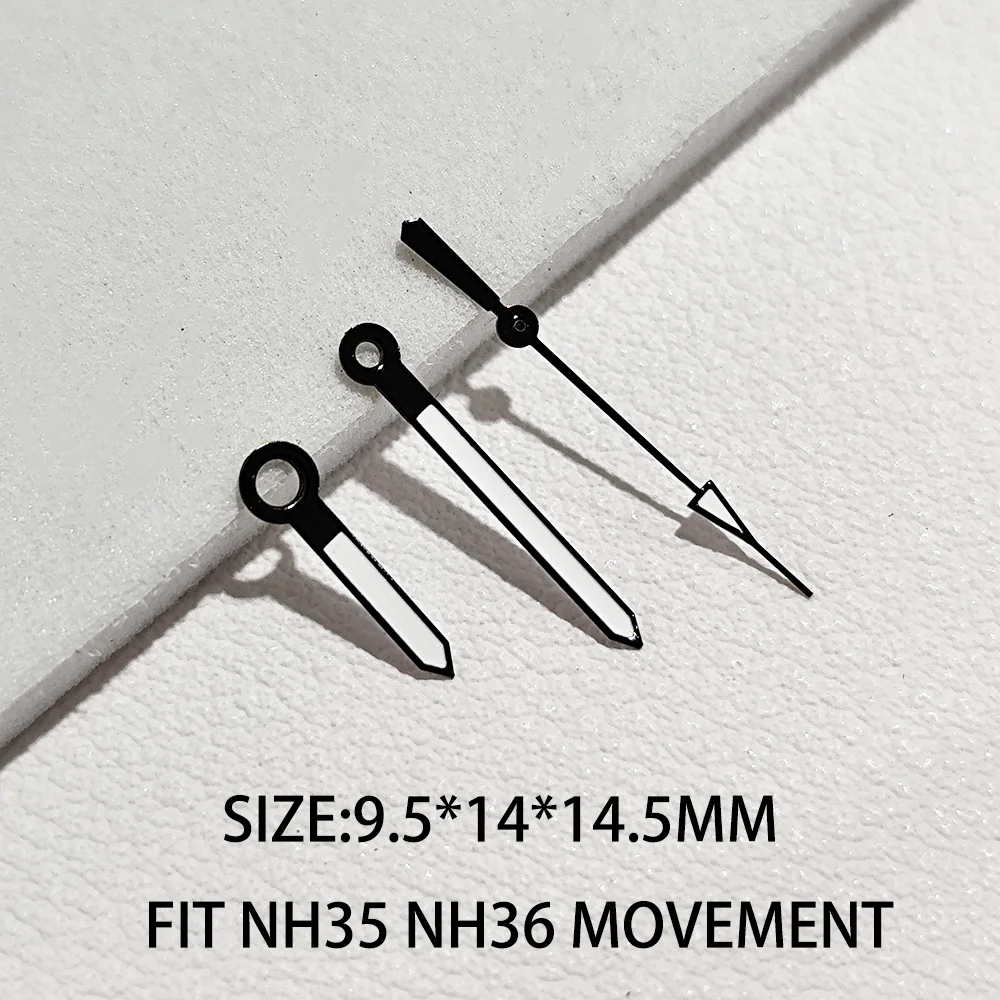 NH 35 NH 36 สีเขียวส่องสว่างนาฬิกามือเหมาะสําหรับ NH 35 NH 36 การเคลื่อนไหวอัตโนมัตินาฬิกาตัวชี้อุปกรณ์เสริมหลายสี
