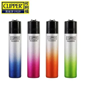 ولاعات قابلة للنفخ من Clipper-Butane مع أنماط مخصصة ، شعلة نايلون ، عجلة طحن ، علامة تجارية أفضل 12 مبيعات ماكينة قص ولاعة - رقم 5