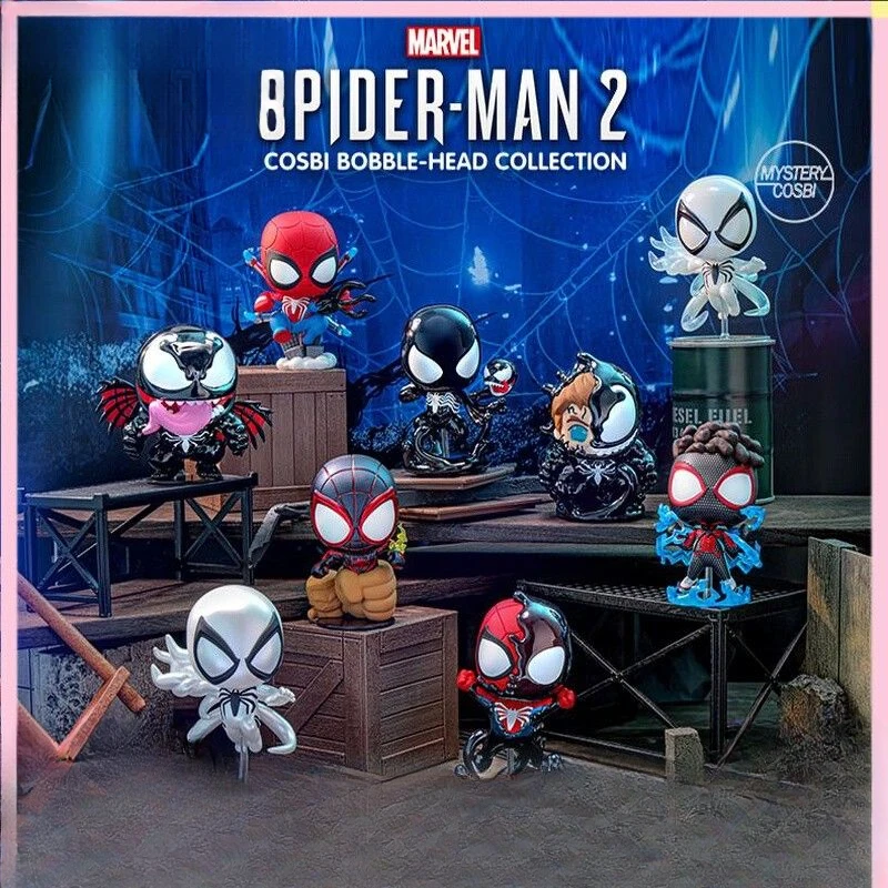 Marvel Avengers Venom Spider-Man Figure Trendy Anime Peripheral Boy Personality Model Ornament Children's Toy Christmas Gift