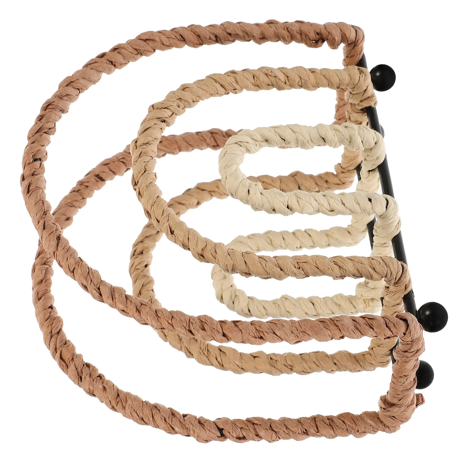 

Iron Napkin Holder Hollow Out Design Paper Material Decorative Stand for Kitchen Restaurant Office Home Use Stable Desktop