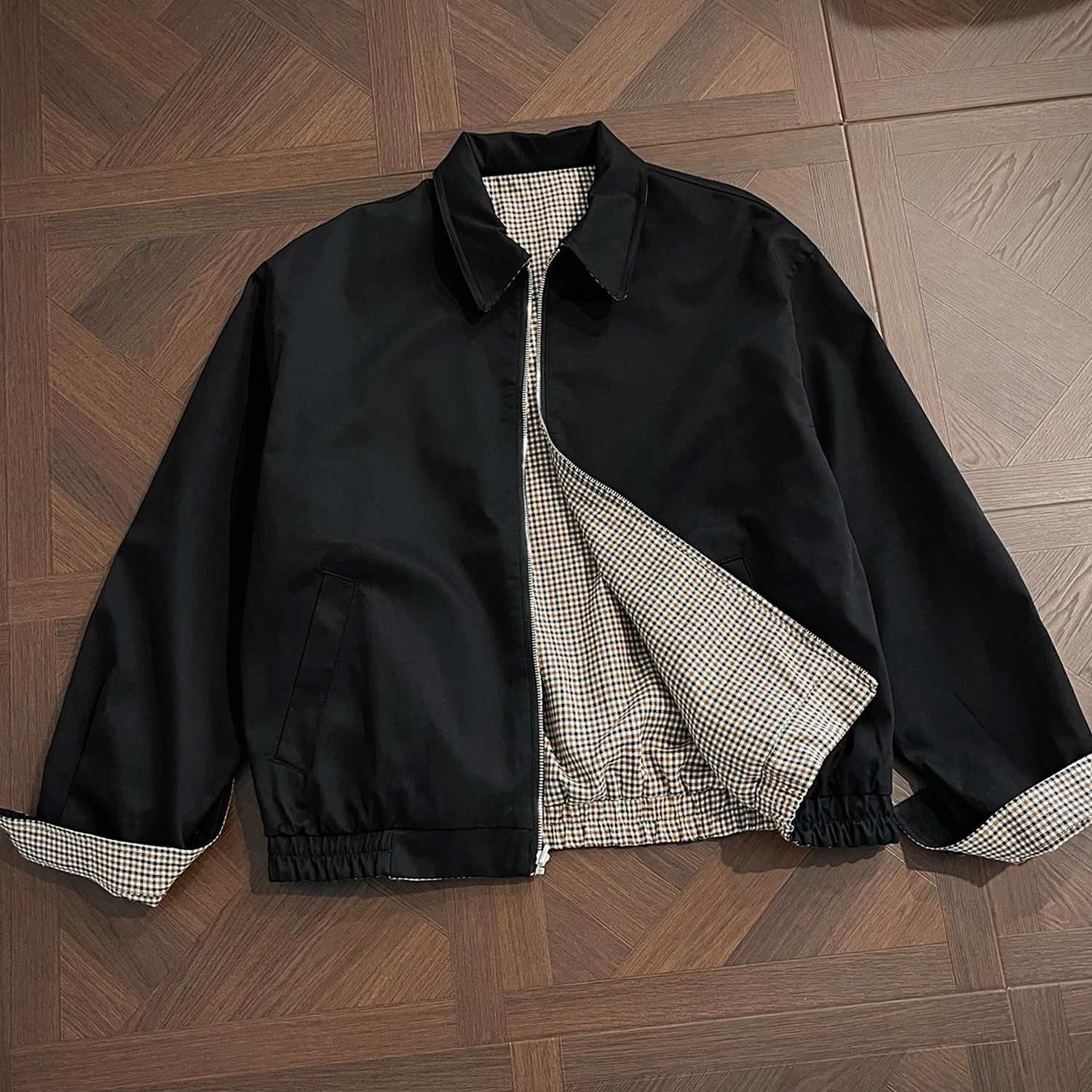 

Новая мужская куртка veste de baseball homme, модная модная двусторонняя куртка на молнии, короткое пальто для мужчин