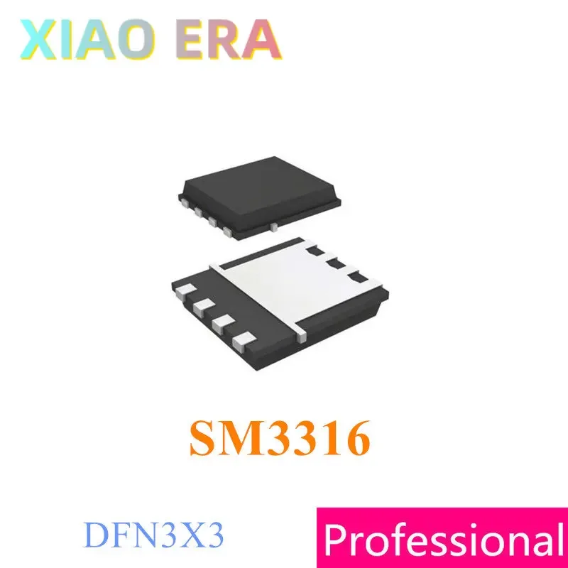 

SM3316 DFN3X3 100PCS 500PCS 1000PCS SM3316NSQA SM3316NSQA-TRG N-Channel 30V 25A Chinese High quality