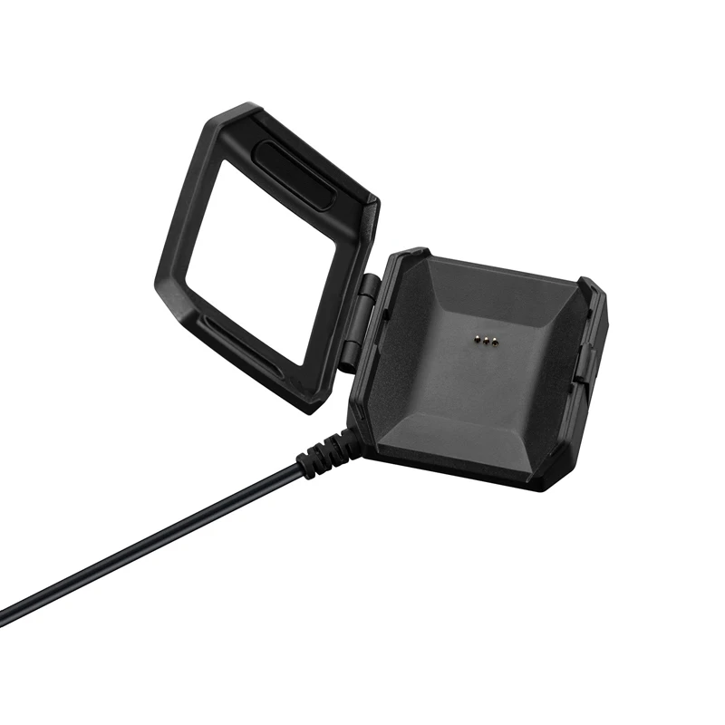 قاعدة تثبيت شاحن USB للساعة الذكية الأيونية Fitbit ، مزامنة البيانات ، كابل الشحن