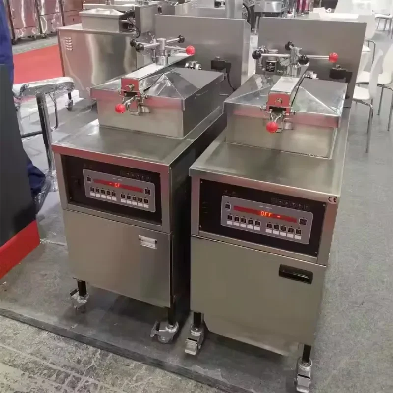 2024 Hot Sell Commercial Automatic Pressure Fryer Electric /gas Industrial Fried Chicken Express Fryer Broaster Fryer Machine