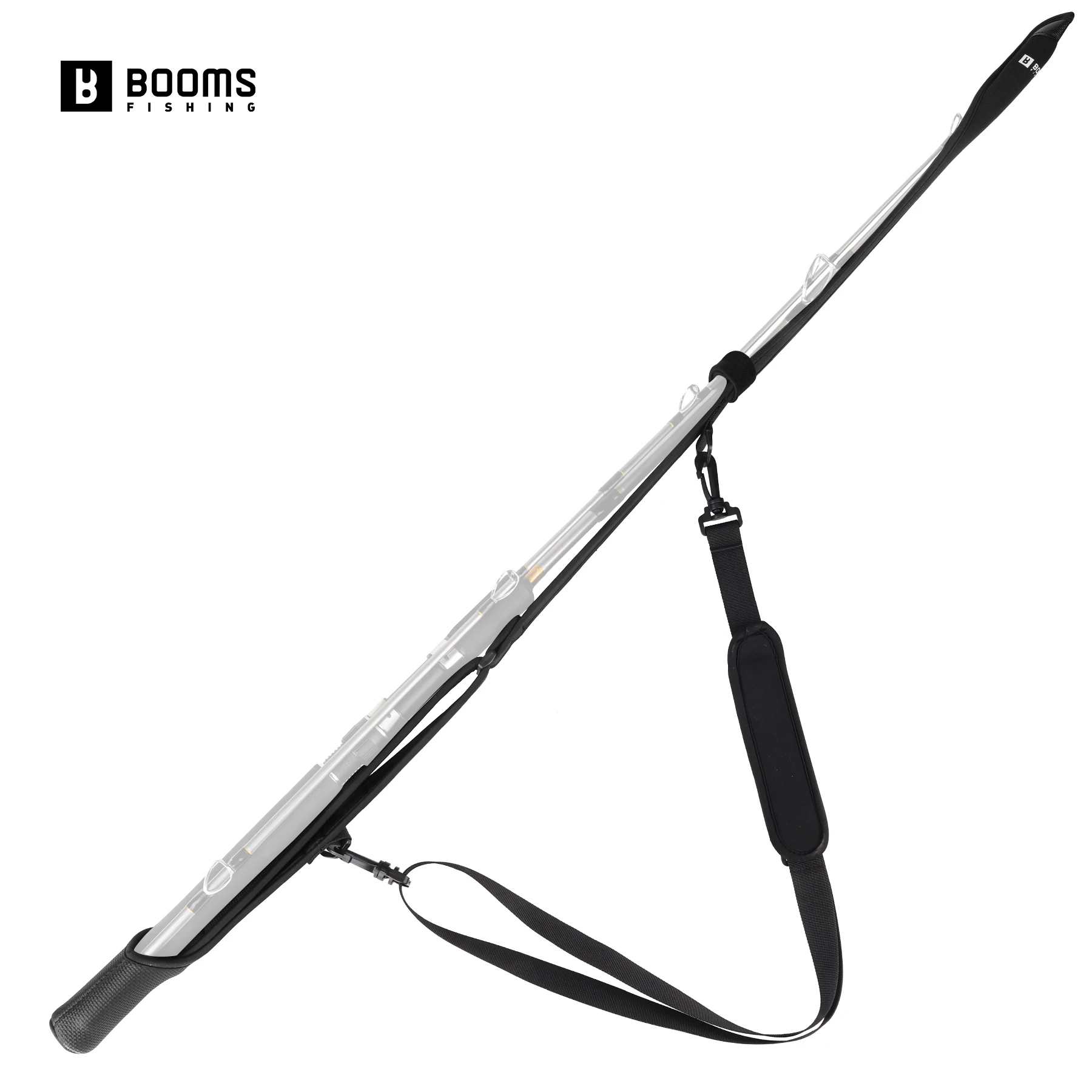 Booms Fishing RS7 Fishing Rod Protective Holder Adjustable Shoulder Belt Straps Wrap Portable Rod Storage Fishing Accessories