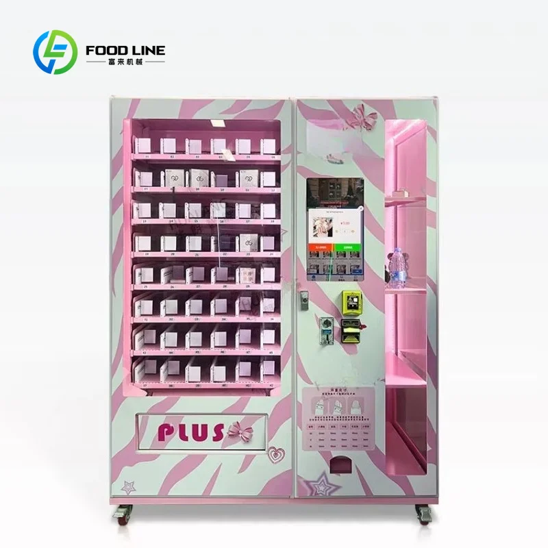 Customized Touch-select Beauty Vending Machine Coin Cash Card Payment Press on Nails Vending Machine Factory Direct