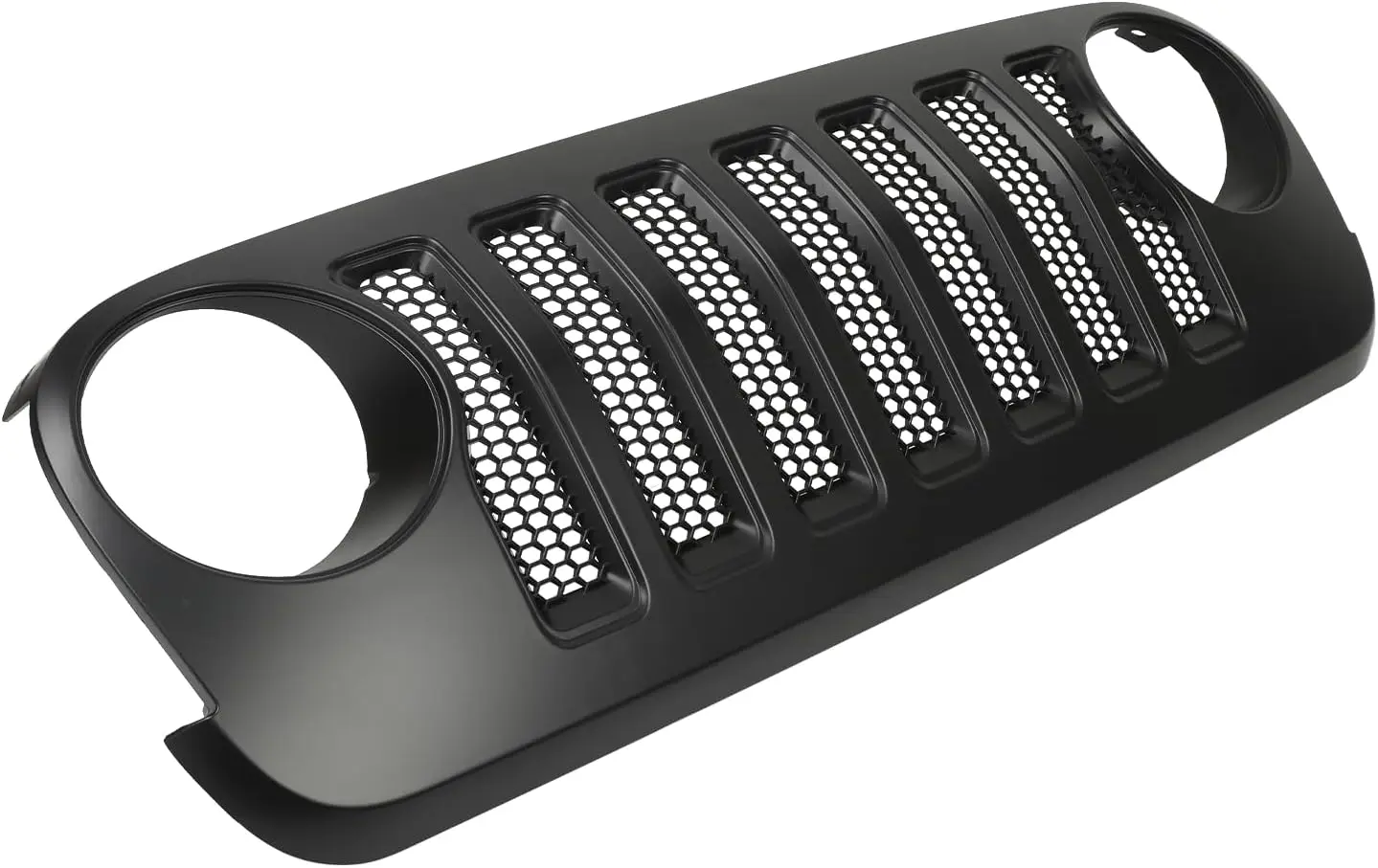 For LUMA Front Bumper Car ABS JK Upgrade To JL Grill 4x4 Accessories Grille 2007-2017 Sahara Rubicon Grille For Jeep Wrangler JK - view 5