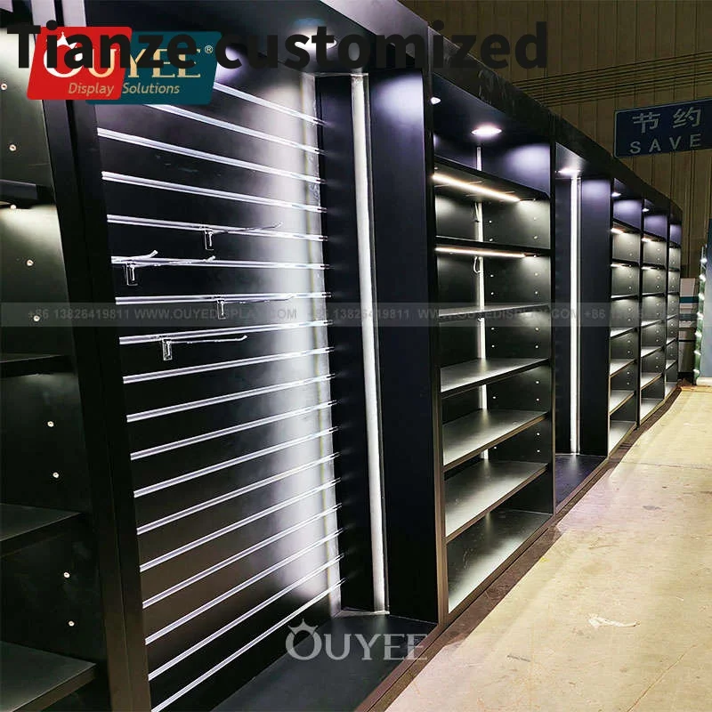 

Customized-Wood Cabinets Smoke Shops Counter Smoke Shop Display Glass Display Counter Smoke Shop