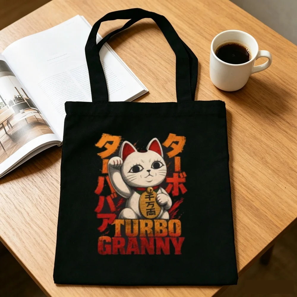 Dandadan tote bag reusable grocery shopping bolsas de tela femme