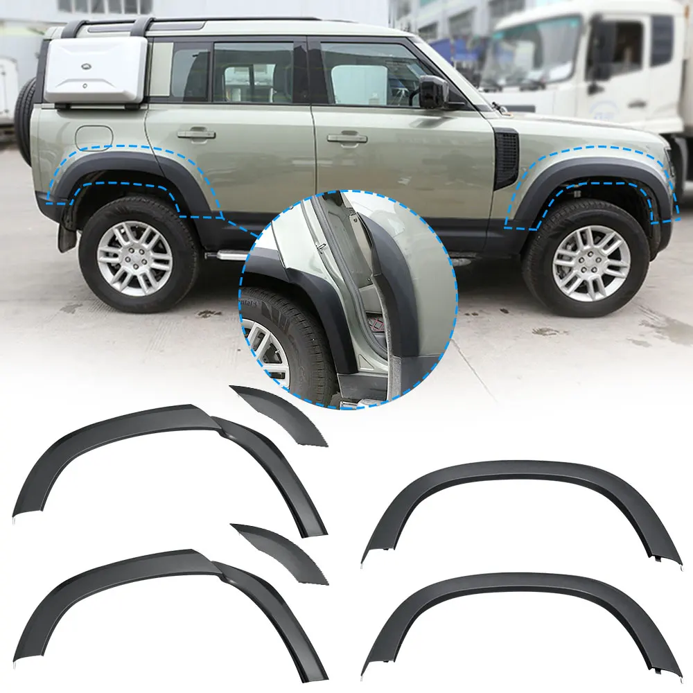 

Car Fender Arch Protector Widen Wheel Eyebrow for Land Rover Defender 110 2020-2021 SUV