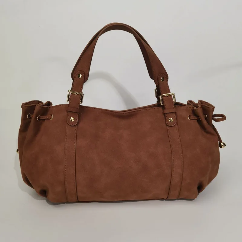 Faux Leather Tote Black Bag Soft Shoulder Crossbody Work Commuter Office Handbag PU Minimalist Everyday Business