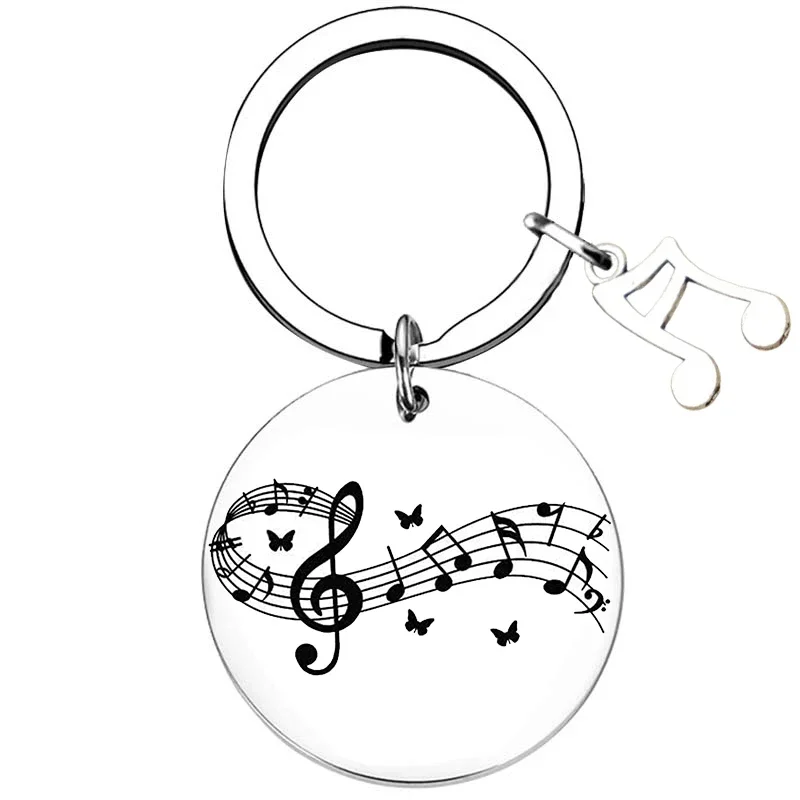 Music Instructor Keychain Music Lover Gifts Key Chain Pendant Music Teacher Present