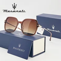 Gafas MASERATI, gafas de sol polarizadas de lujo UV400 para hombres y mujeres, gafas de conducción de moda, moda de alta gama y calidad superior