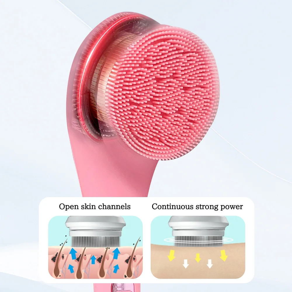 

4-in-1 Electric Bath Brush with Automatic Switching Function Waterproof Body Scrubber for Exfoliation Massage and Deep Cleansing