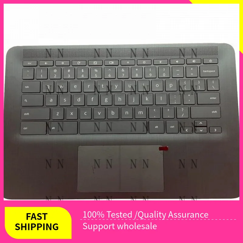 

BLGN New L90460-001 Palmrest Case Touchpad For HP Chromebook 14 G6 US Keyboard Bezel