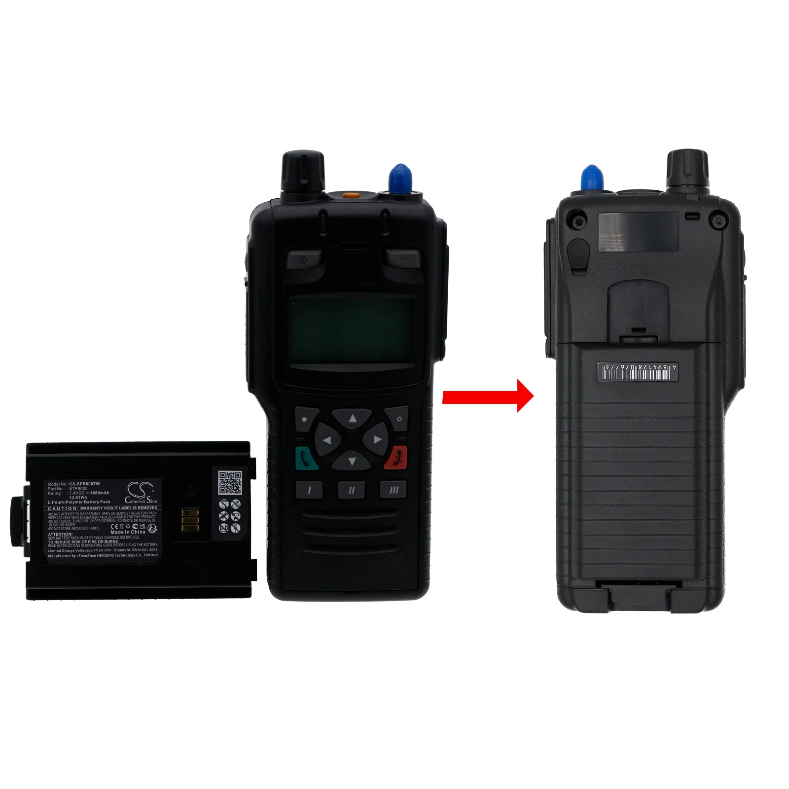 

CameronSino 1880mAh Battery for TETRA SC20,STP9000,STP9040,STP9200,STP8020,STP8100,STP9035,STP9080,SC2020,STP8200,SC2024