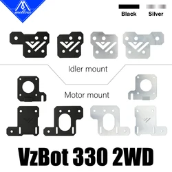 Mellow High-Precision CNC VzBoT Aluminum Idler Mount And Motor Mount For Ultra-High-Speed 3D Printer VzBoT(Screws Not Include)