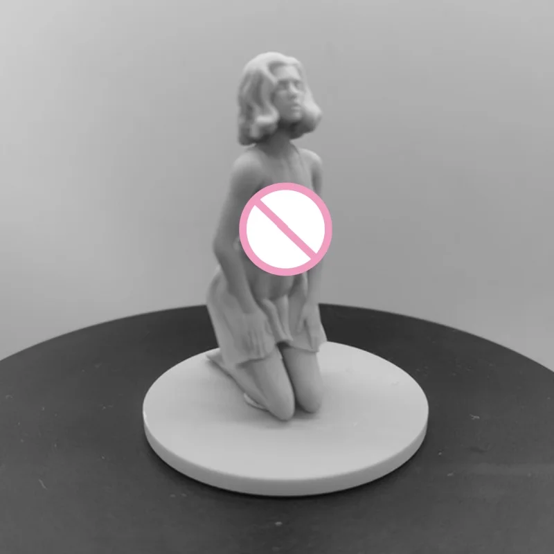 รูปเรซิ่น 1/24 Scale King Kong สาวฉากประกอบชุดประกอบและ Unpainted รูปปั้นของเล่น