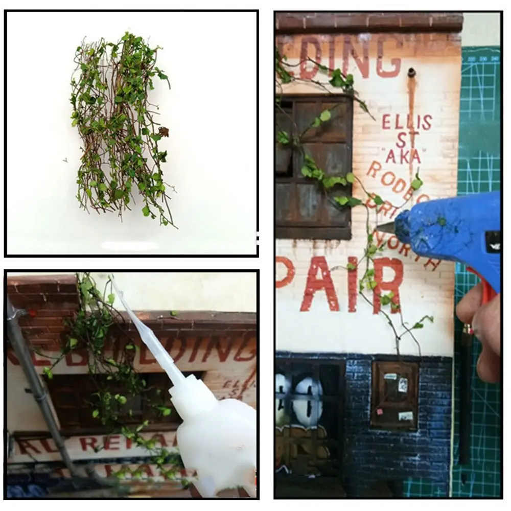 DIY Architecture Scenery Simulation Vine Grass Tufts Realistic Ivy Miniature Vines