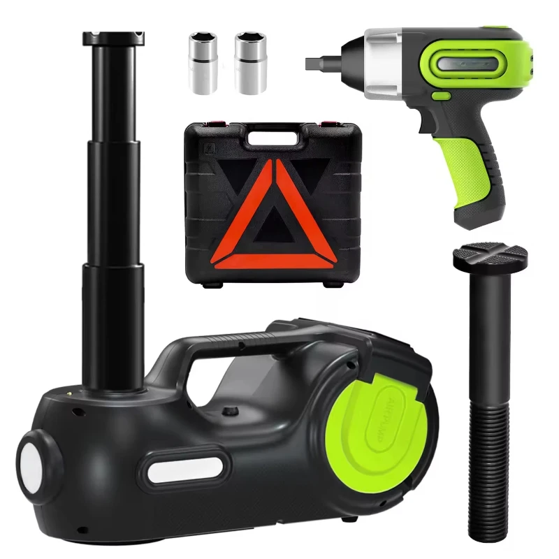 

YYHC-12V 5T Car Jack Electric Lifting Jack With Tire Repair Wrench Impact Mechanical Tool Electric Car Jack Kit