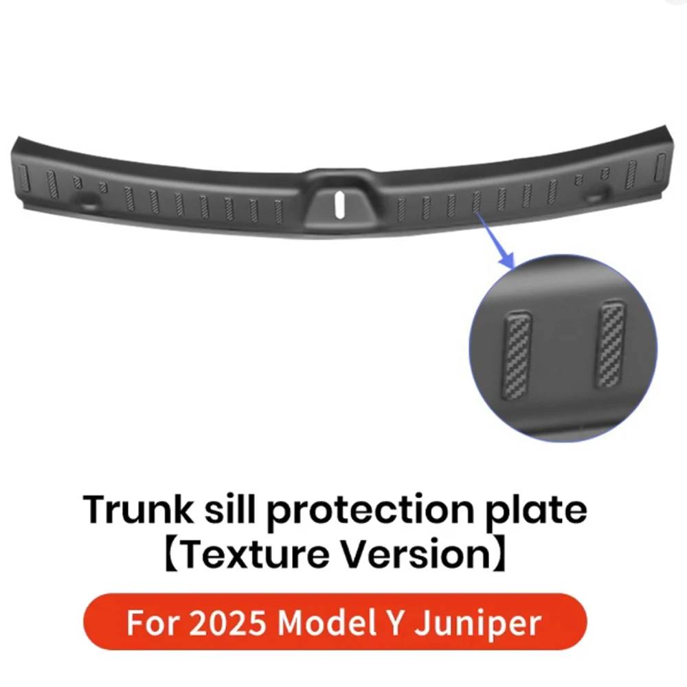 

Rear Trunk Sill Guard Cover for Tesla New Model Y 2025 Trunk Bumper Protector Threshold Car Interior Protection Accessories