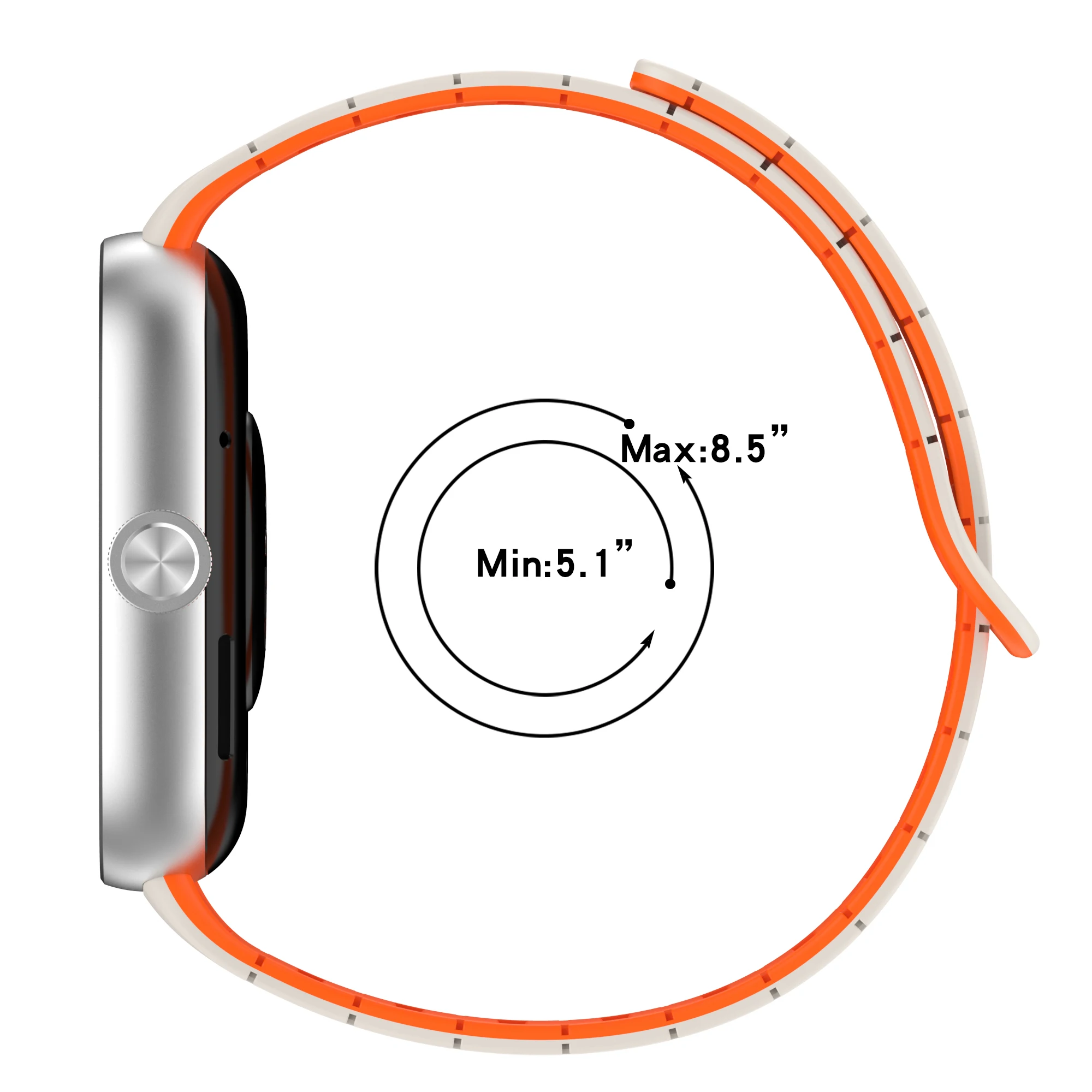 Silikonarmband für Redmi Watch 5 4 Smart Watch Magnetarmband Armband Ersatz Pulsera für Xiaomi Band 9 Pro 8 Pro – Detail 9
