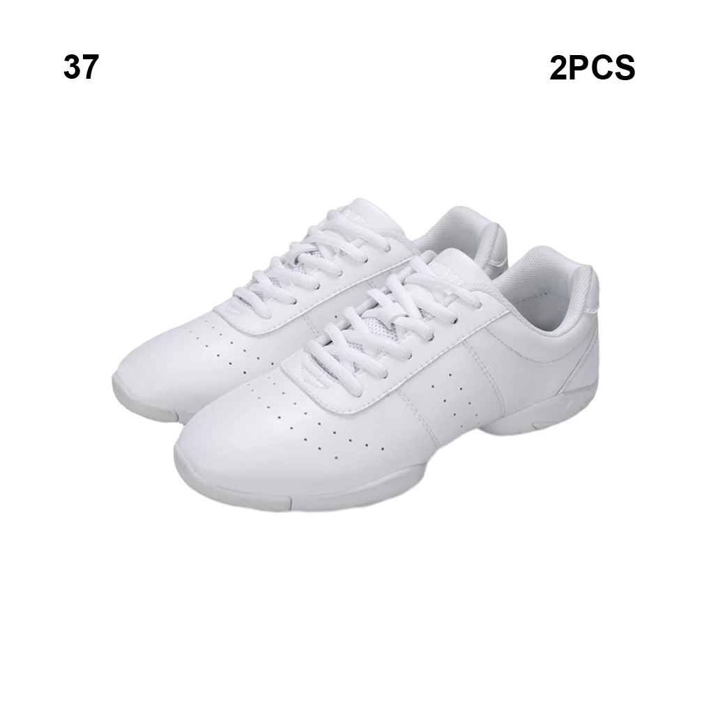 Rubber Dames Dansschoenen Met Veters Comfortabel en Duurzaam Schokabsorberend Antislip wit 41