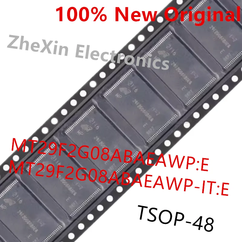 10PCS/Lot   MT29F2G08ABAEAWP:E 、MT29F2G08ABAEAWP-IT:E   TSOP-48   New original NAND FLASH Memory chip   29F2G08ABAEA