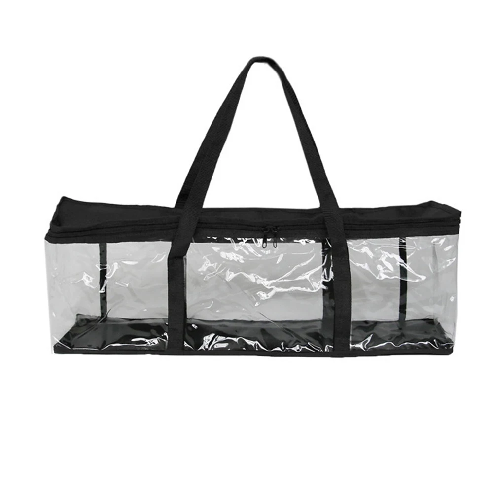 

Clear Pvc Dvd Cd Storage Bag Portable Organizer With Zipper For Lightweight Book Storage Pouch Stackable Under