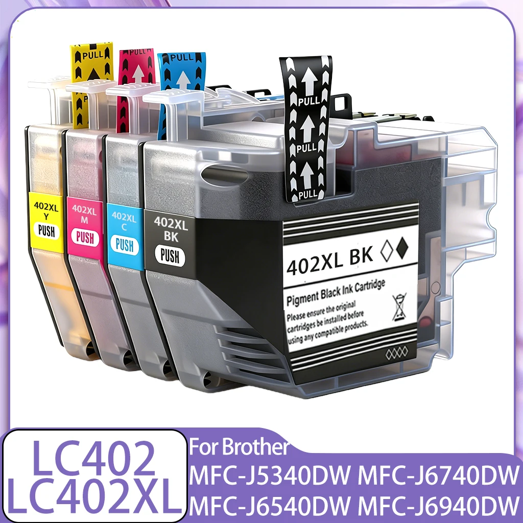 

LC402 LC402XL 402 LC-402 LC-402XL ink Cartridge Compatible For Brother MFC-J5340DW MFC-J6740DW MFC-J6540DW MFC-J6940DW Printer