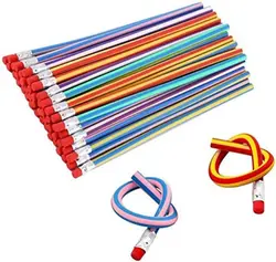 35 Pieces Flexible Soft Pencil Magic Bend Pencils for Kids Children School Fun Equipment